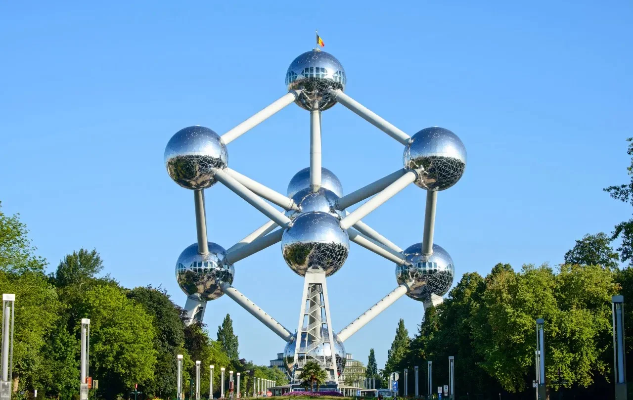 Atomium Brussels &mdash; backdrop for flagship Belgian art fairs, festivals and civic events