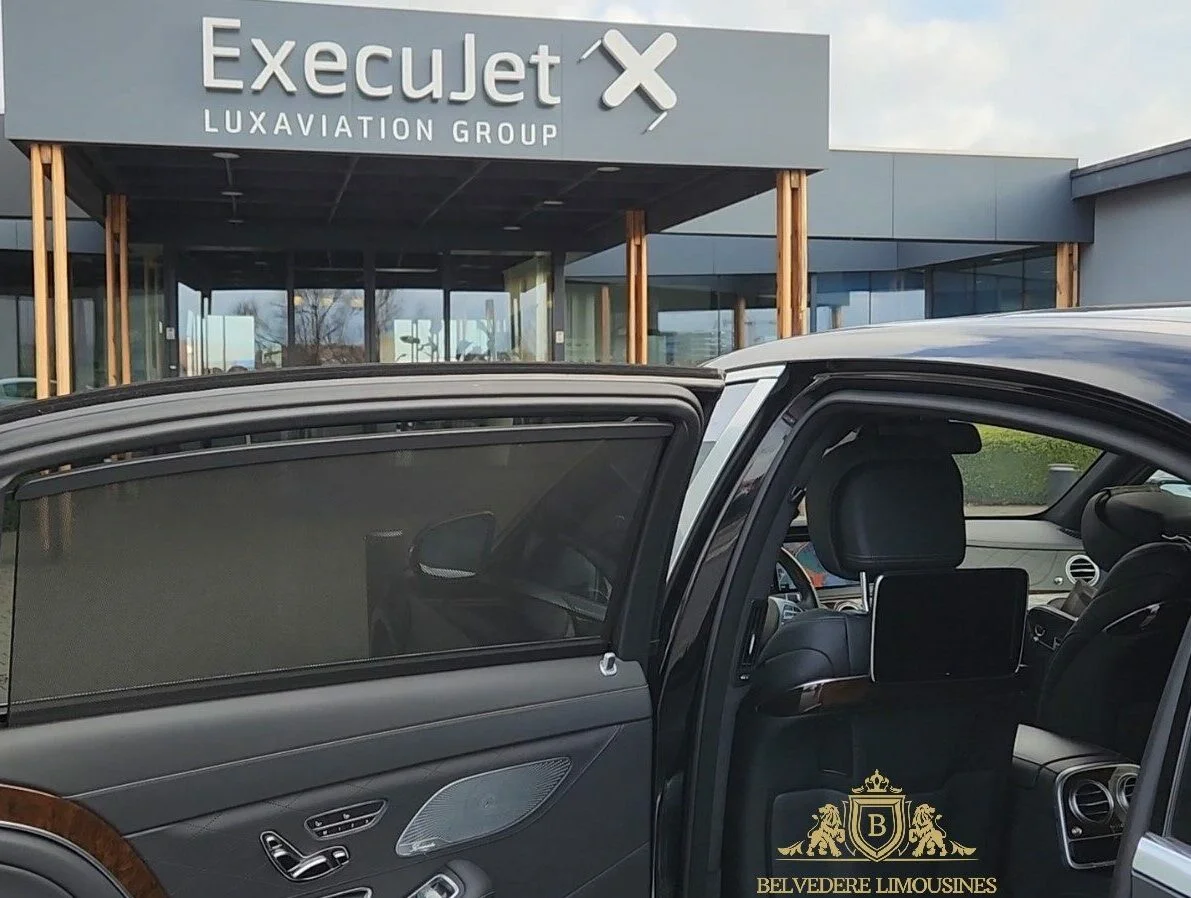 ExecuJet Brussels private jet chauffeur service by Belvedere Limousines